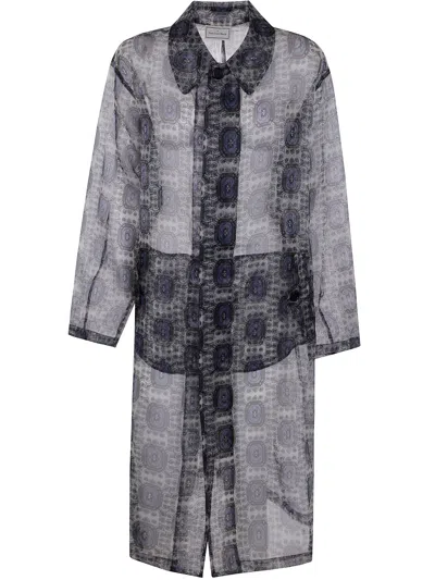 Pierre-louis Mascia Pierre Louis Mascia Women Raincoat Kobe In Blue
