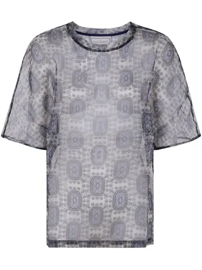 Pierre-louis Mascia Pierre Louis Mascia Women Shortsleeves Shirt Kobe In Blue