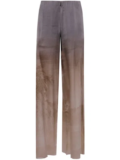 Pierre-louis Mascia Pierre Louis Mascia Women Wide Leg Trousers Adastrgum In Multi