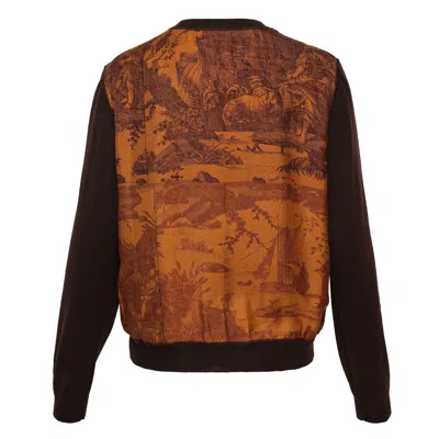 Pierre-louis Mascia Wool Cardigan In Orange