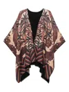 Pierre-louis Mascia Wool Printed Poncho