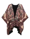 Pierre-louis Mascia Wool Printed Poncho