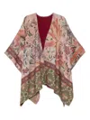 Pierre-louis Mascia Wool Printed Poncho