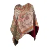 Pierre-louis Mascia Wool Tapestry Effect Poncho In White