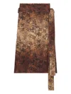 Pierre-louis Mascia Wrap-effect Printed Midi Skirt In Multi