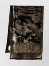 Pierre Louise Mascia Artistic Print Border Rectangular Scarf
