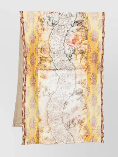 Pierre Louise Mascia "blooming Beauty" Scarf Cm 65x190