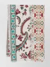 Pierre Louise Mascia Floral Paisley Frayed Silk Scarf