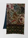 Pierre Louise Mascia Floral Textured Scarf 65x200