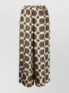 Pierre Louise Mascia Geometric Print Wide Leg Trousers In Multi