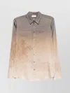 Pierre Louise Mascia Gradient Longsleeve Shirt With Long Sleeves In Multi