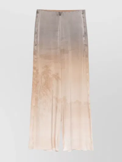 Pierre Louise Mascia High-rise Ombre Wide-leg Trousers In Multi