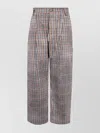 Pierre Louise Mascia High Waist Wide Leg Pleated Trousers In Multi