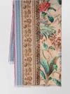 Pierre Louise Mascia Multi Pattern Floral And Animal Print Scarf