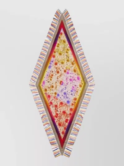 Pierre Louise Mascia Silk Printed Scarf In Multi