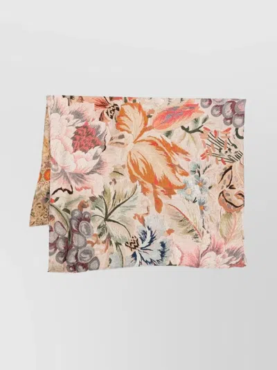 Pierre Louise Mascia Soft Floral Scarf Cm 65x190