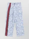 Pierre Louise Mascia Tailored Trousers With Side Stripe Detail In White