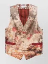 Pierre Louise Mascia Unisex Floral Pattern Sleeveless Top In Multi