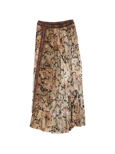 Pierre-louis Mascia Pierre Louis Mascia Printed Long Skirt In Multi