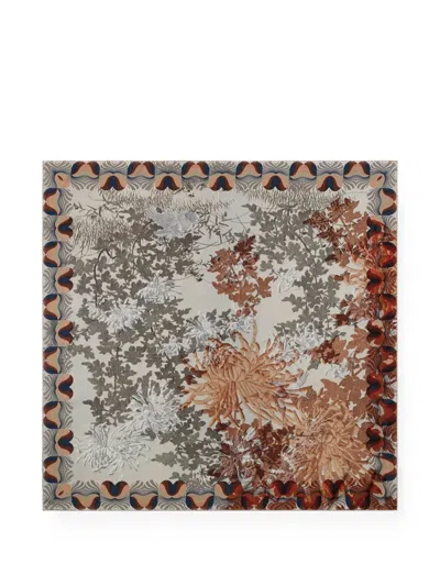 Pierre-louis Mascia Cialda Floral-print Scarf In Multi