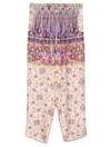 Pierrelouis Mascia Cropped Multi-patterned Aloe Trousers