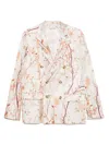Pierrelouis Mascia Double-breasted Floral Print Jacket