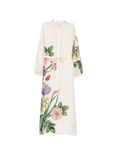 Pierre-louis Mascia Floral-print Maxi Dress In Multi