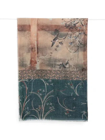 Pierre-louis Mascia Floral-print Scarf In Multi