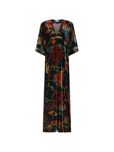 Pierre-louis Mascia Kanada Maxi Dress In Multi