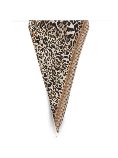 Pierre-louis Mascia Leopard-print Scarf In Multi
