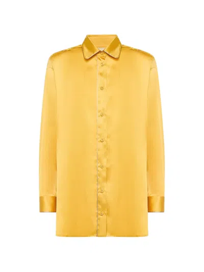 Pierre-louis Mascia Mutka Buttoned Shirt In Yellow