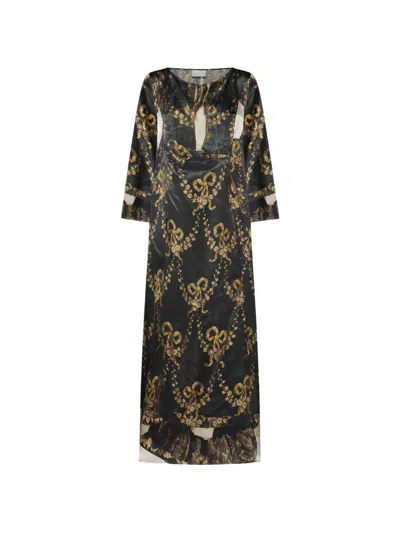 Pierre-louis Mascia Mutka Maxi Dress In Black