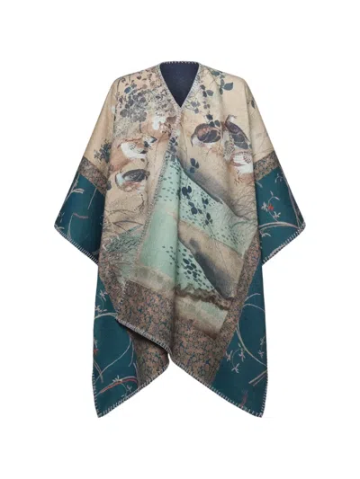 Pierre-louis Mascia Pancake Cape In Brown