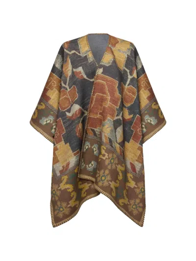 Pierre-louis Mascia Pancake Cape In Multi