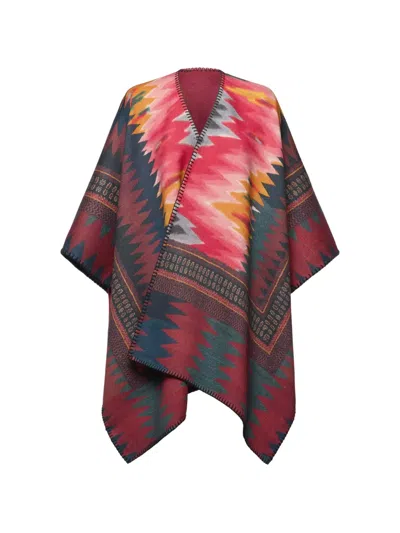 Pierre-louis Mascia Pancake Poncho Cape In Multi
