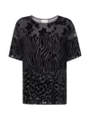 Pierre-louis Mascia Patchwork T-shirt In Black