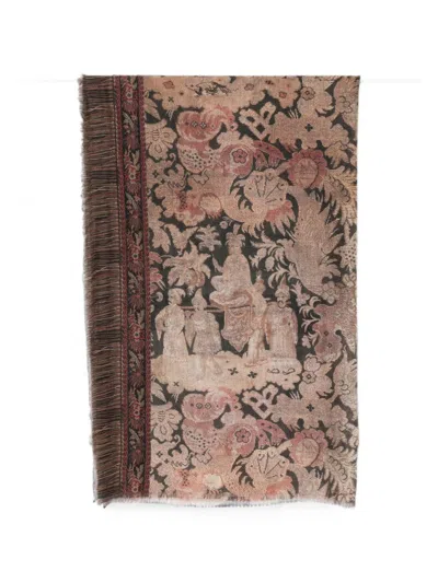 Pierre-louis Mascia Pierre Louis Mascia Cashmere Scarf In Brown
