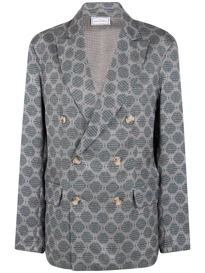 Pierre-louis Mascia Pierre Louis Mascia "fancy" Jacket In Blue