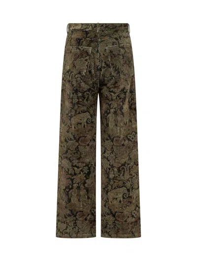Pierre-louis Mascia Pierre Louis Mascia Gridox Trousers In Marrone