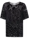 Pierre-louis Mascia Patchwork T-shirt In Black