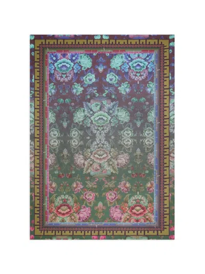 Pierre-louis Mascia Pierre Louis Mascia Printed Silk And Cotton Scarf In Multi