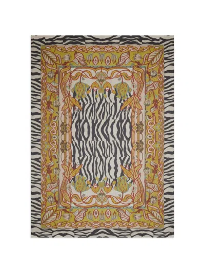 Pierre-louis Mascia Pierre Louis Mascia Printed Silk And Cotton Scarf In Multi
