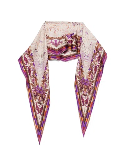 Pierre-louis Mascia Pierre Louis Mascia Printed Silk Scarf In Multi