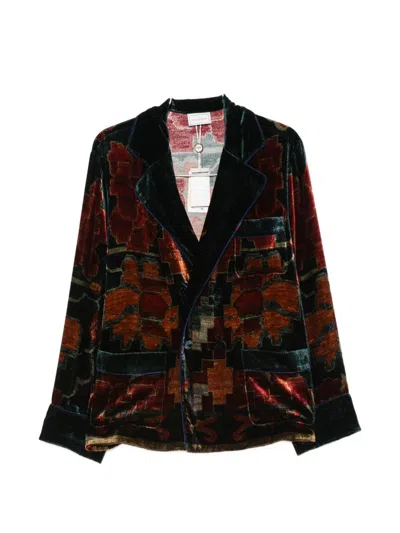 Pierre-louis Mascia Pierre Louis Mascia Single-breasted Blazer Jacket In Multi