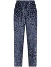 Pierre-louis Mascia Leopard-pattern Drawstring Trousers In Multi