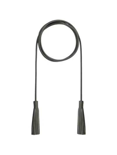 Pierre-louis Mascia Plmbelt Tassel-detail Belt In Black