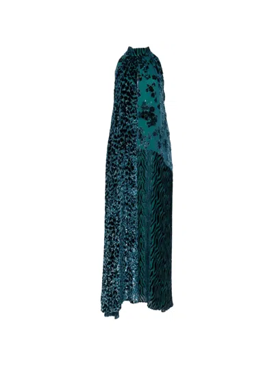 Pierre-louis Mascia Printed Maxi Dress In Green