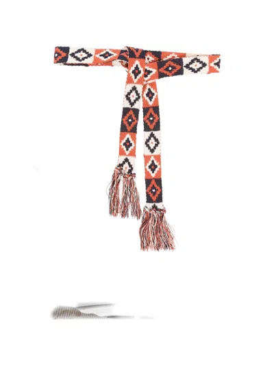 Pierre-louis Mascia Tassel Pattern Belt In Multi
