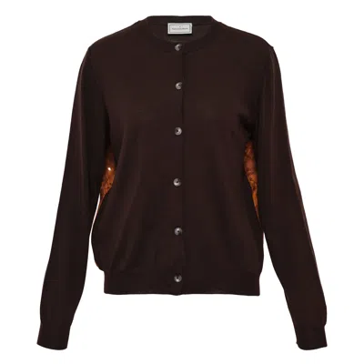 Pierre-louis Mascia Wool Cardigan In Orange