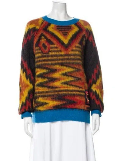 Pre-owned Pierre-louis Mascia Wool Printed Sweater In Multi